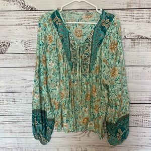 Gorgeous floral blouse. Size XL